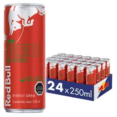 RED BULL - Bebida Energética Pack 24 Latas Sandía 250Ml