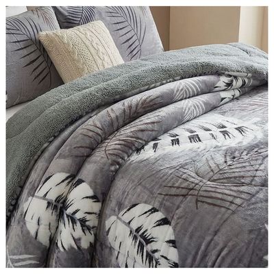 Imagen 2 del producto Cobertor Chiporro Invierno 1.5 Plazas - Gris Ramas 179