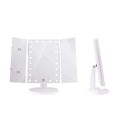 Imagen 2 del producto Espejo Maquillaje 22 Luces LED Aumento Giratorio