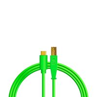Cable USB B a USB C de 1.5 Metros Verde Chroma DJ Techtools