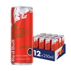 RED BULL - Bebida Energética Pack 12 Latas Sandía 250Ml