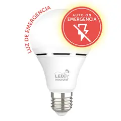 MACROTEL - Ampolleta Led de Emergencia a60 7w