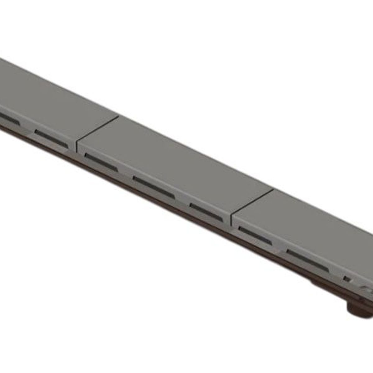 VERONA - Desague Dren, Ducha, Baño- Pvc Salida Central 75 Cm Gris