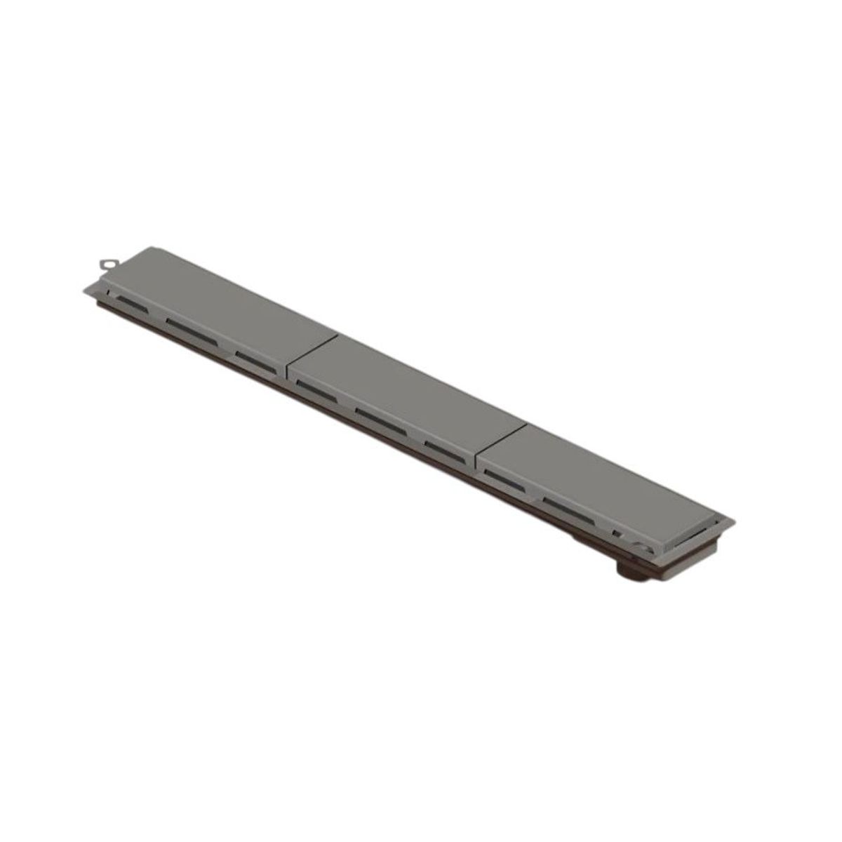 VERONA - Desague Dren, Ducha, Baño- Pvc Salida Central 75 Cm Gris