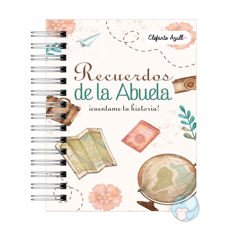 ELEFANTE AZULL - Libreta Recuerdos de la Abuela