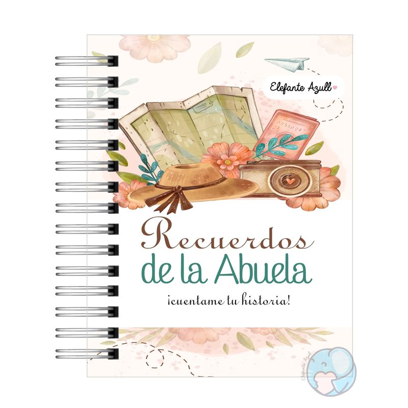 ELEFANTE AZULL - Libreta Recuerdos de la Abuela
