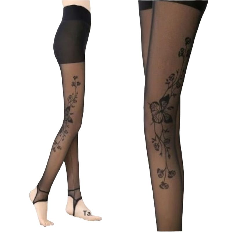 VICALLY FASHION - Calza Con Chiporro Con Efecto Piel