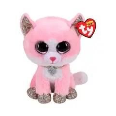 BEANIE BOOS - Ty Fiona Gato Rosado Regular