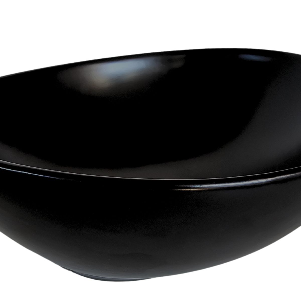 MODERN SPACE - Lavamanos 41x34 Cm Negro Para Sobre Poner