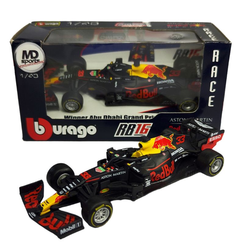 BBURAGO - Auto F1 RedBull RB16 2020 #33 Verstappen Caja Normal 1:43