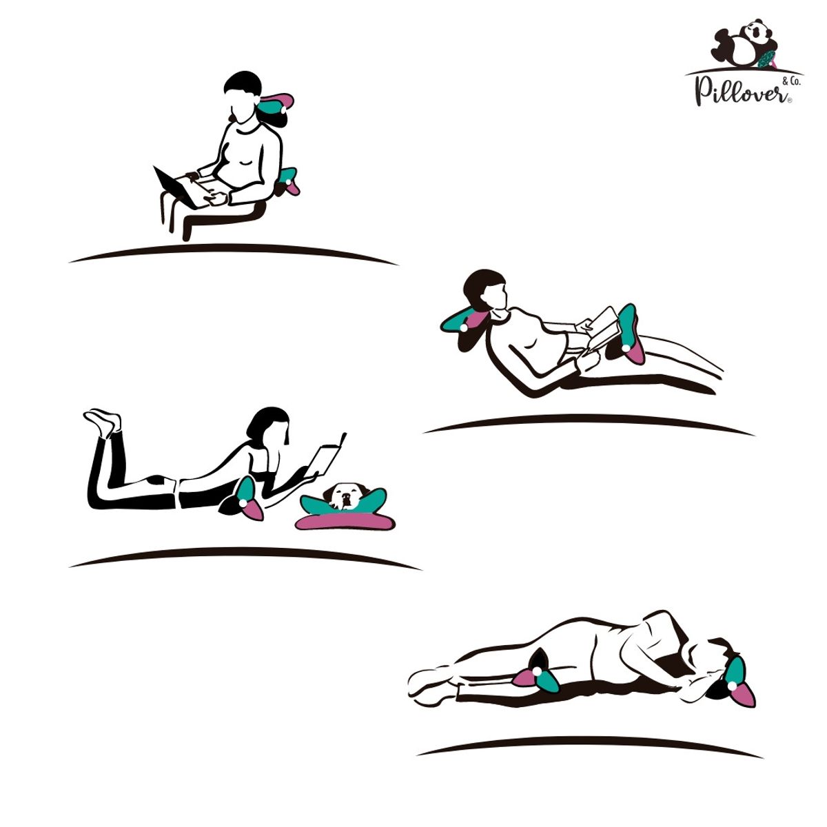 MY PILLOW - Cojín Almohada  My Pillow Bailarinas Rosadas