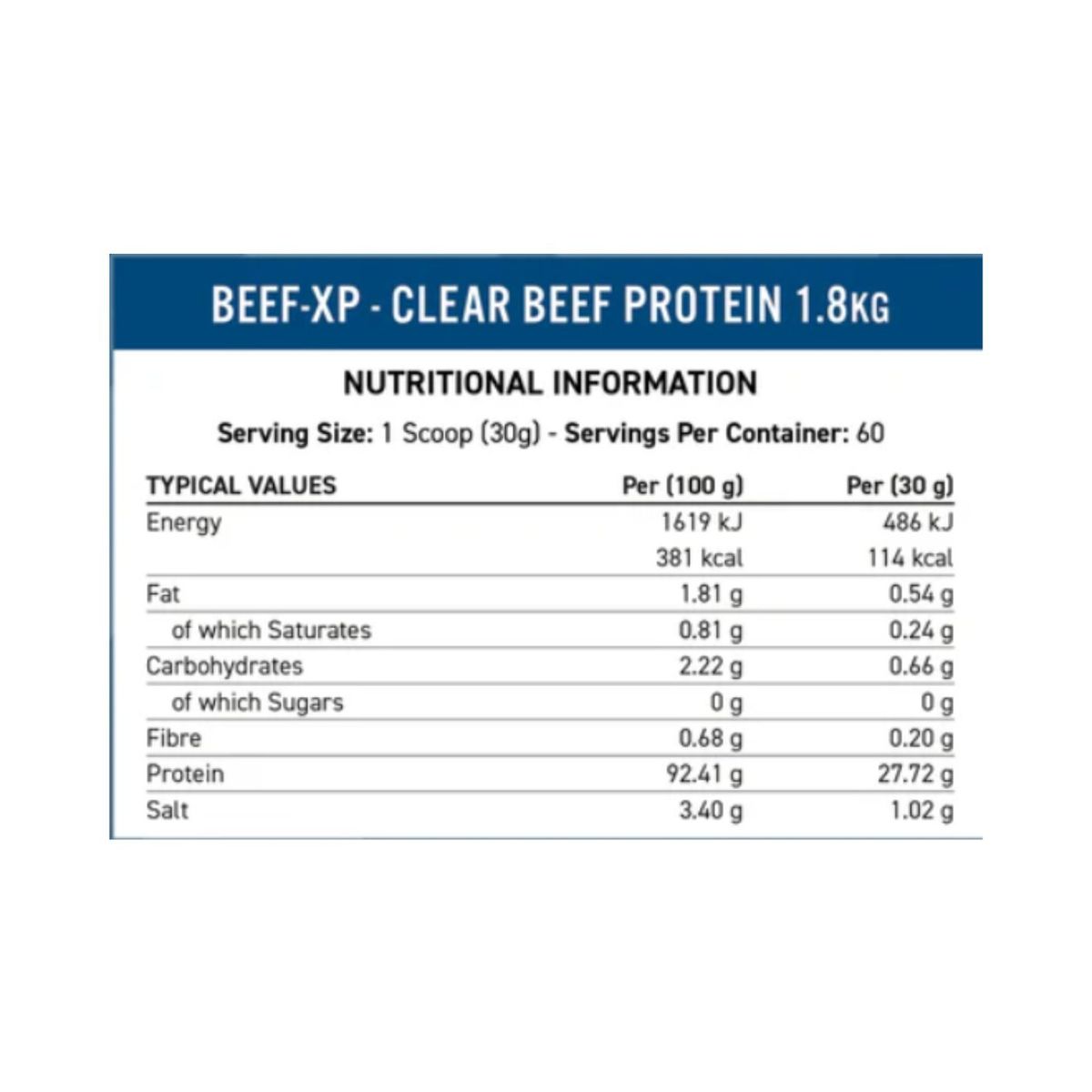 GENERICO - Beef X-P Protein 1,8 KG Millions Cola