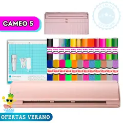 SILHOUETTE - Cameo 5 rosada + INSUMOS K169