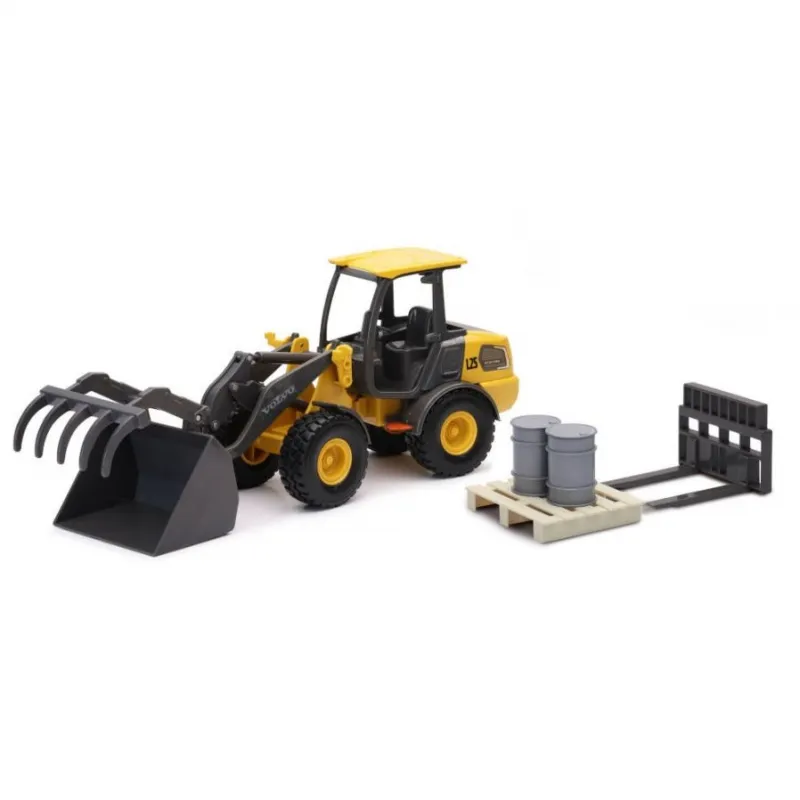 GENERICO - NEWRAY 32206 118 VOLVO L25 WHEEL LOADER W INTERCHANGABLE