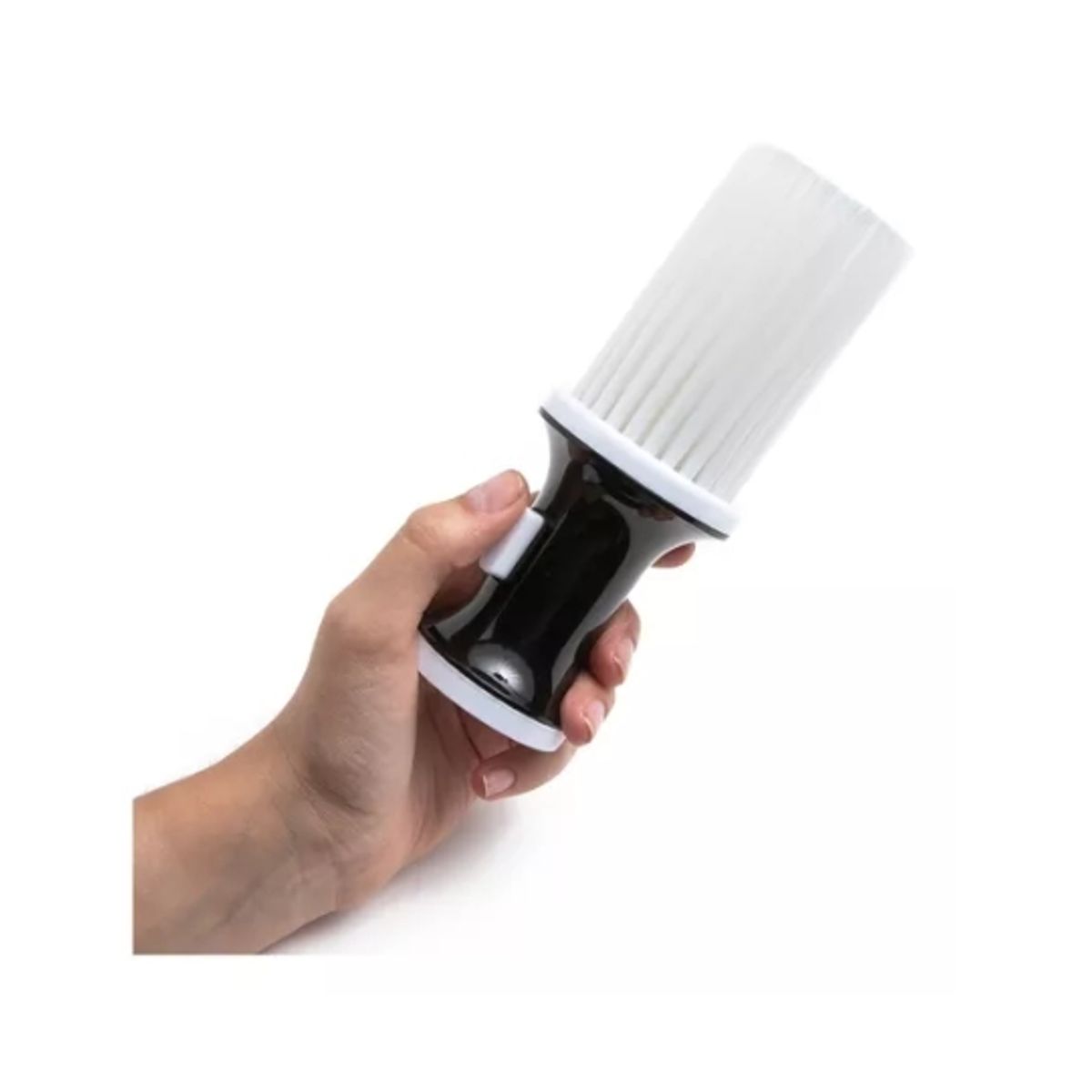 GENERICO - Bota Pelo Con Talquera Para Barbero Color Negro