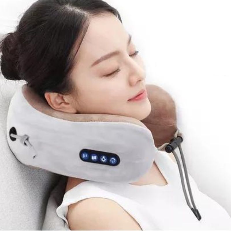 GENERICO - Masajeador Almohada Cervical Recargable