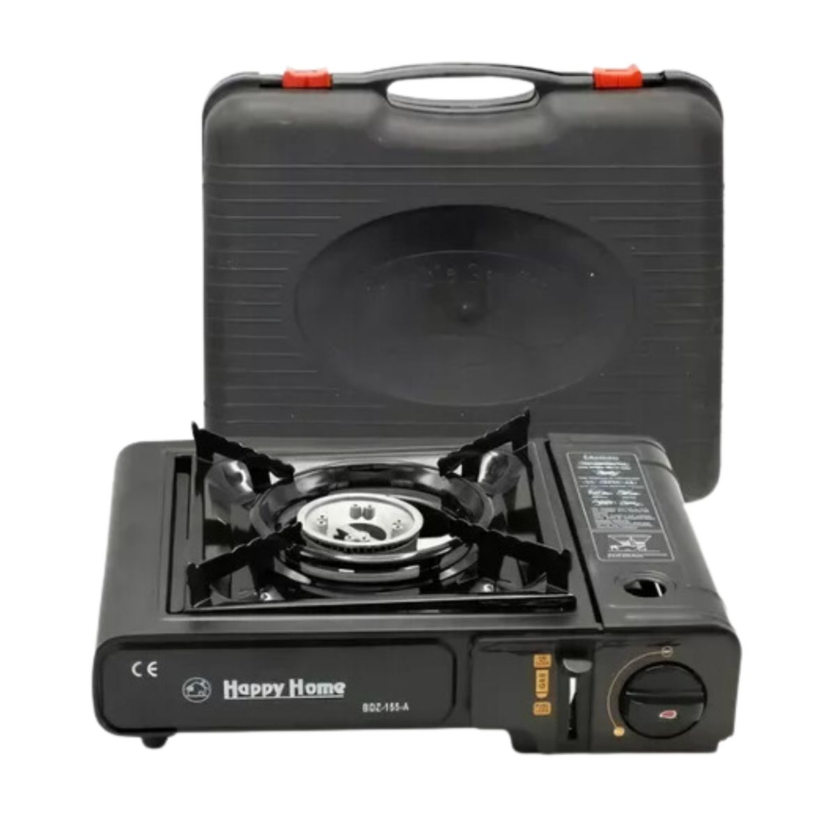 UTILISIMO - Cocinilla Portátil De Camping Con Maletín De Trasporte Negro