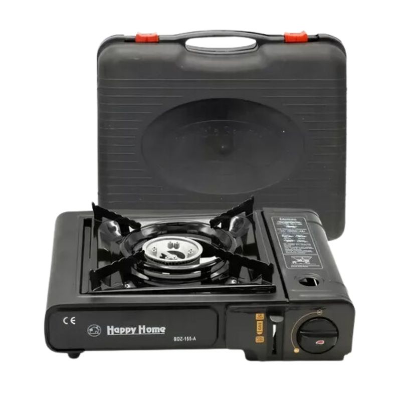 UTILISIMO - Cocinilla Portátil De Camping Con Maletín De Trasporte Negro