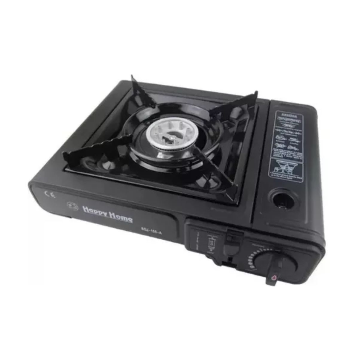 UTILISIMO - Cocinilla Portátil De Camping Con Maletín De Trasporte Negro