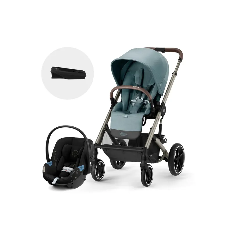 CYBEX - Coche Travel System Balios S TPE Blue + Aton G + Base CYBEX
