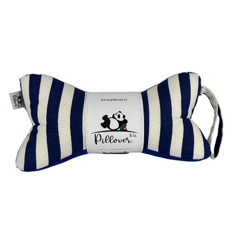 MY PILLOW - Cojín Almohada  My Pillows Raya Azul  Blanco