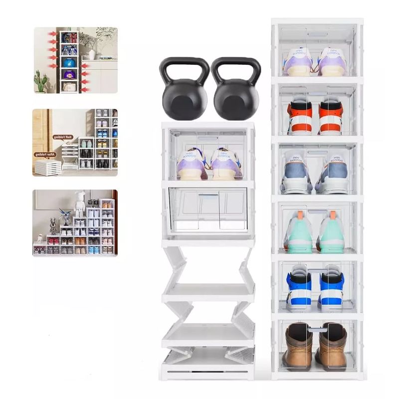 ARTDIY - Cajas Zapatos Plegable Organizador 6 En 1 Extra Resistente 150cm