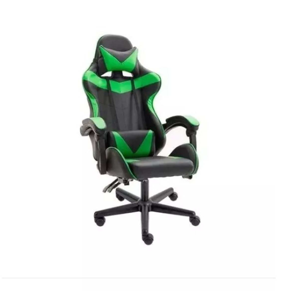 GENERICO - Sillas Gamer Ergonómica Ajustable - Color Verde con negro
