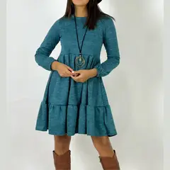 ARRAKASTA - Vestido corto de lanilla