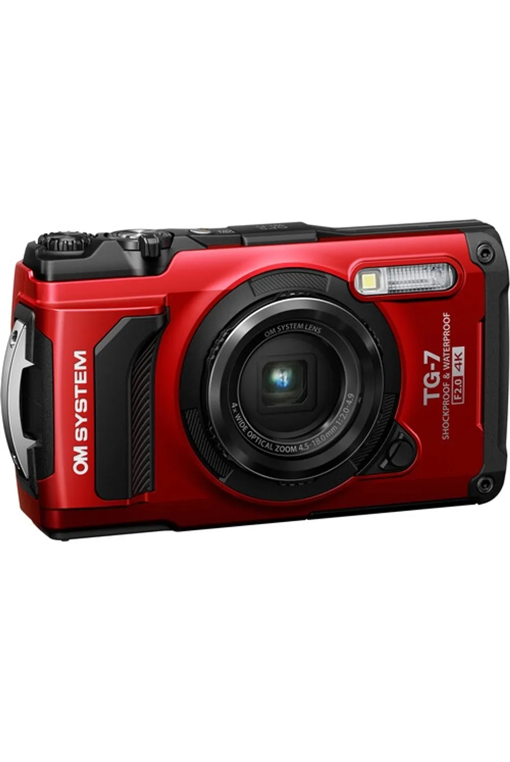OLYMPUS OM SYSTEM Tough TG-7 roja Cámara digital | Falabella Chile