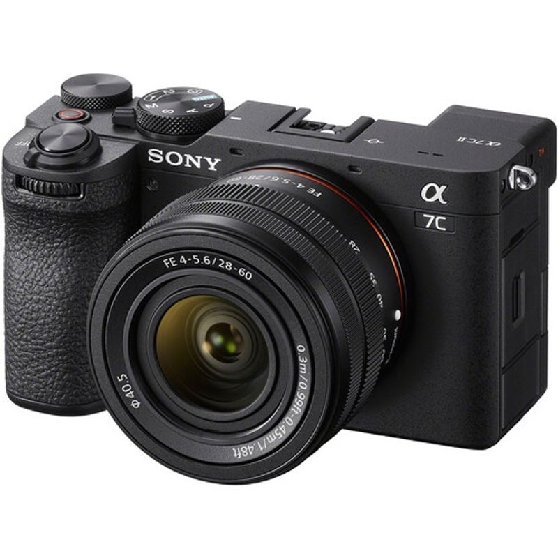 SONY - Sony a7C II con lente de 28-60 mm negra Cámara sin espejo