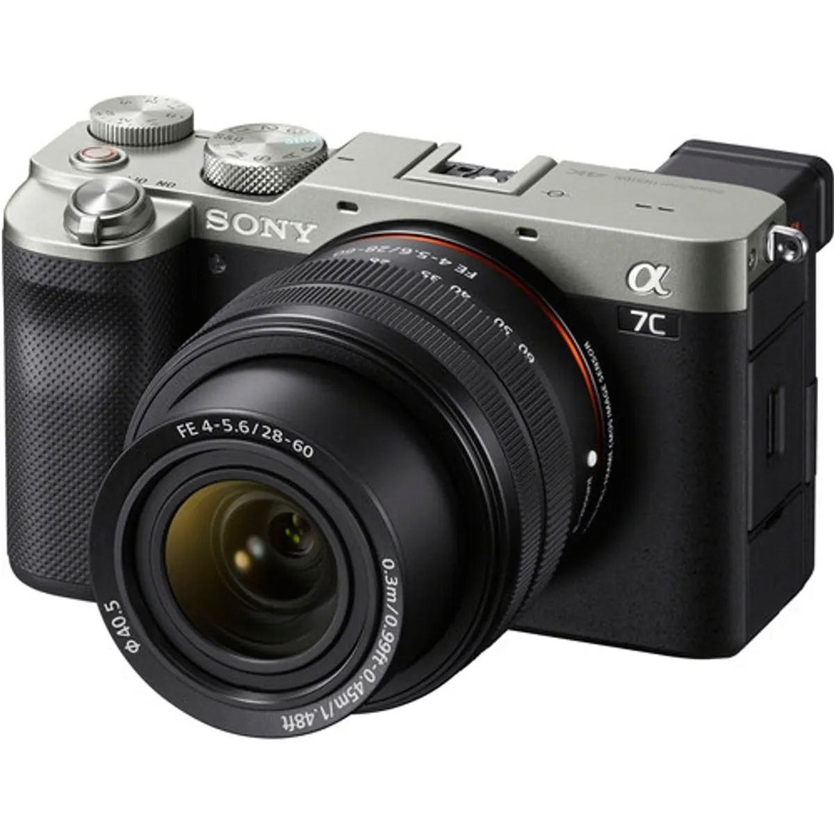 SONY - Sony a7C II con lente de 28-60 mm plateada Cámara sin espejo