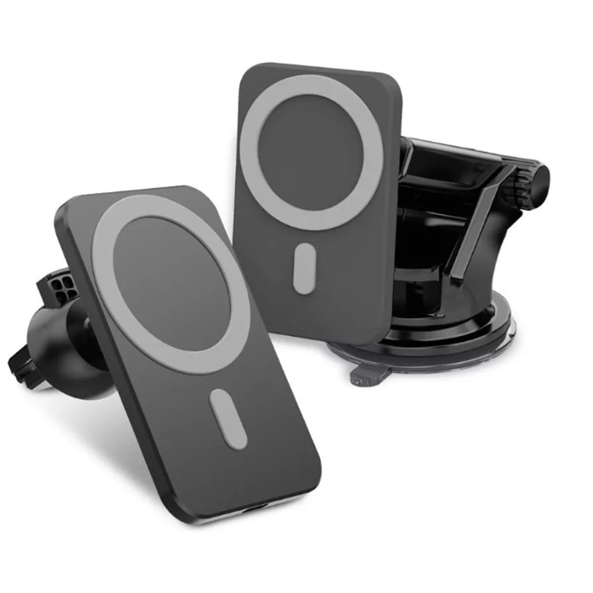 GENERICO - Cargador Y Soporte Inalambrico Para iPhone Magsafe Para Auto