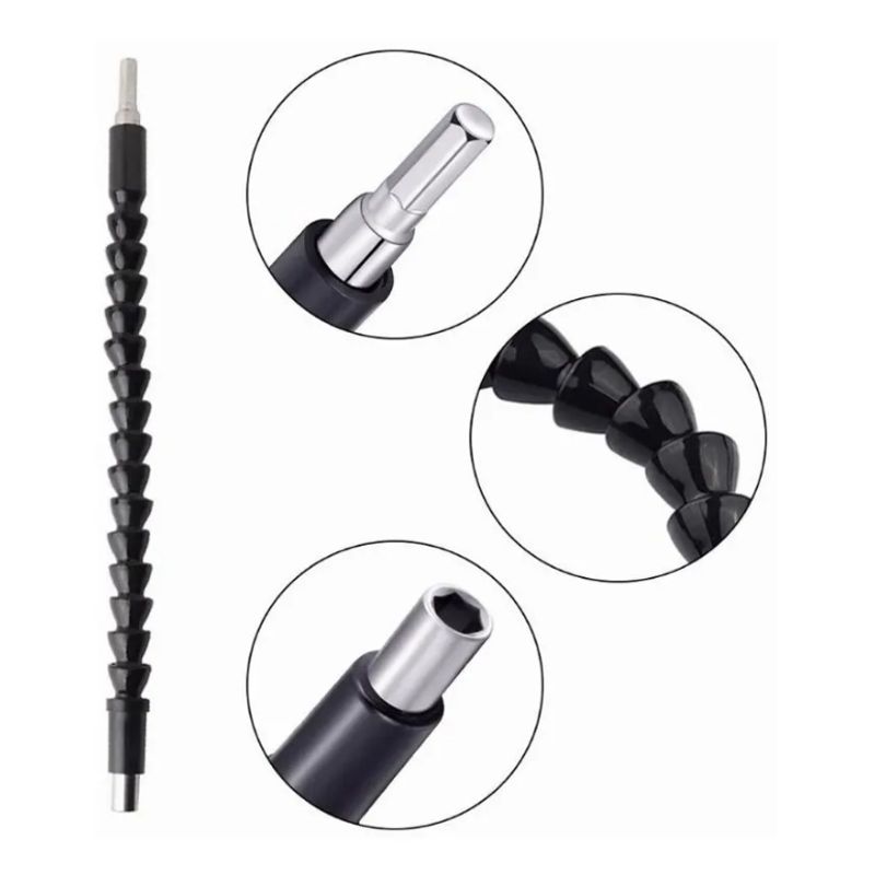 GENERICO - Extensión Flexible Para Taladro Y Destornillador 30cm