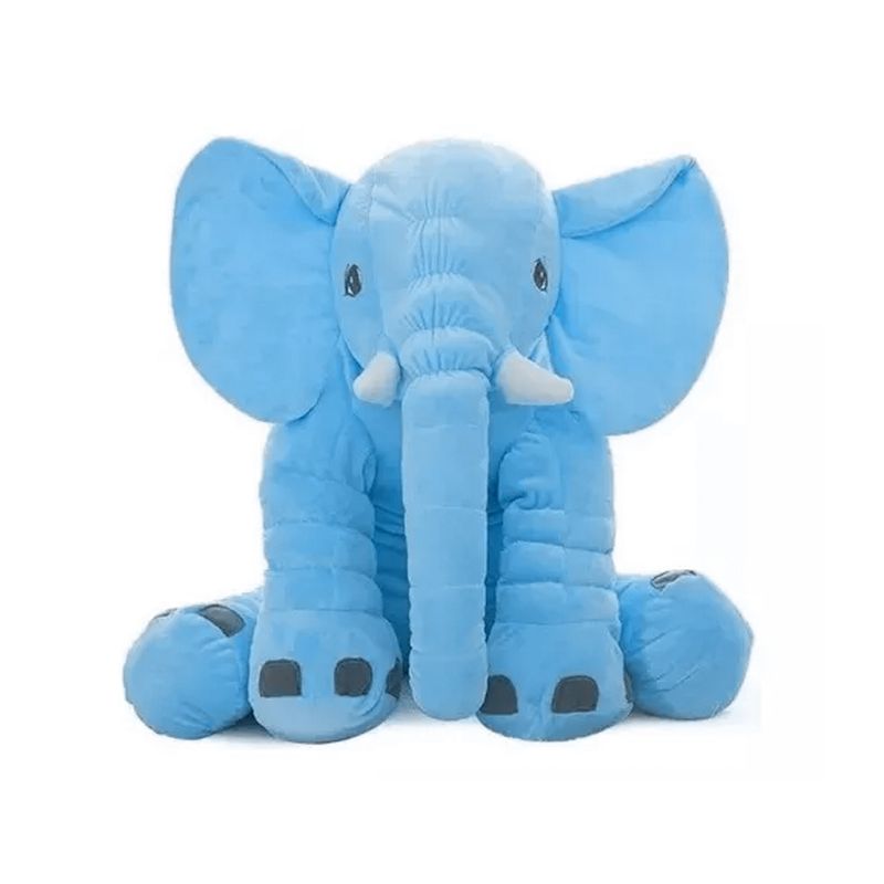 GENERICO - Almohada Peluche De Apego Elefante Para Bebés Niños azul
