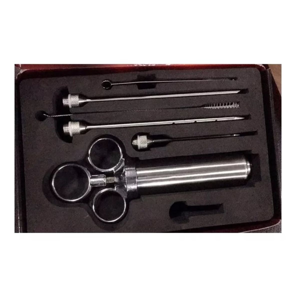 GENERICO - Jeringa Para Inyectar Carnes - Acero Inox