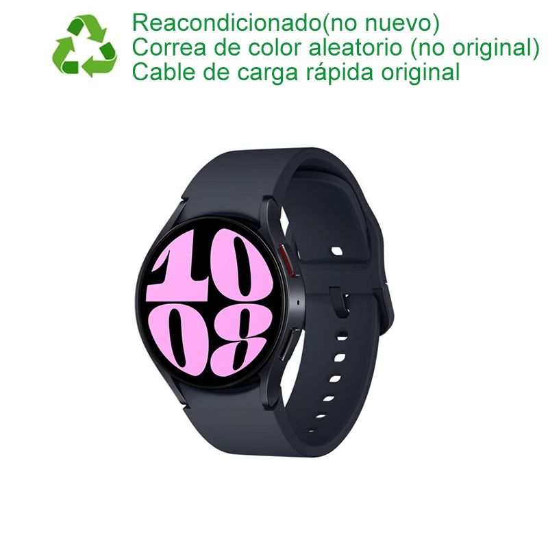 SAMSUNG - Samsung Galaxy Watch 6 40mm Bluetooth Negro Reacondicionado(Semi Nuevo