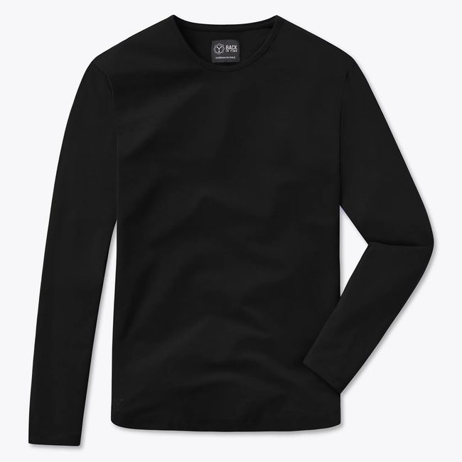 BACK IN TIME - Polera de Bambú Ultra Suave Back In Time Manga Larga