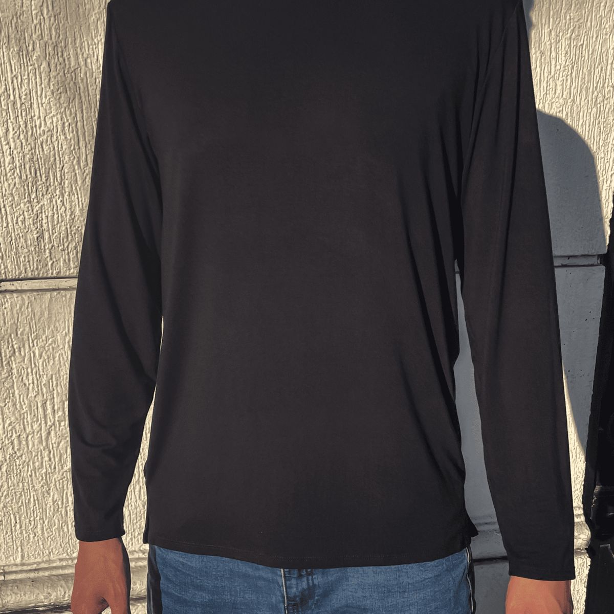 BACK IN TIME - Polera de Bambú Ultra Suave Back In Time Manga Larga