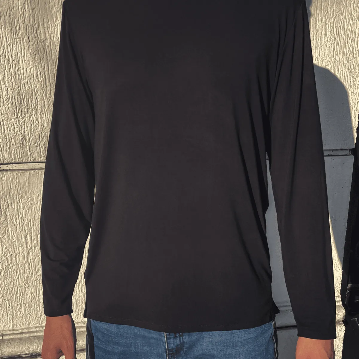 BACK IN TIME - Polera de Bambú Ultra Suave Back In Time Manga Larga