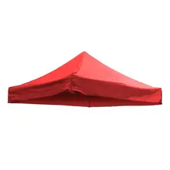 GENERICO - Carpa Lona Repuesto Rojo Techo Toldo 3x3 Impermeable y Filtro UV Avymaq