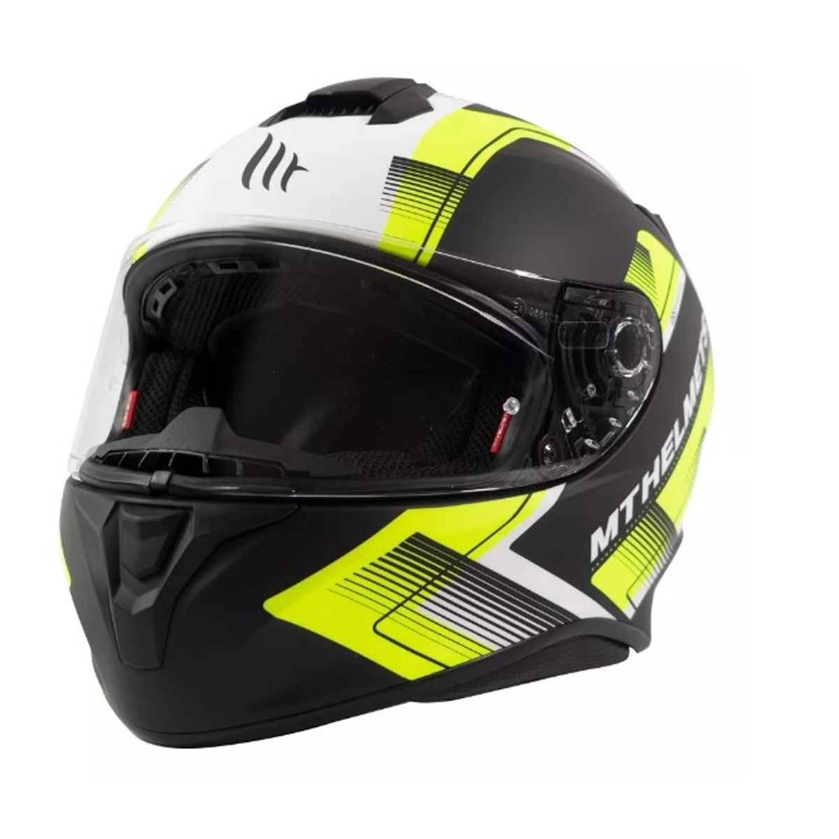 GENERICO - Casco De Moto  Targo Ivy D3 Amarillo Fluor Mate Talla S