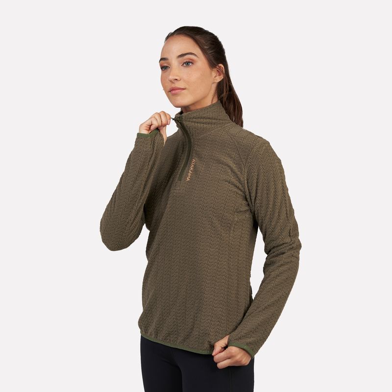 ATAKAMA OUTDOOR - Polar Fleece Ultraligero Mujer 14-Zip Volca Atakama Outdoor