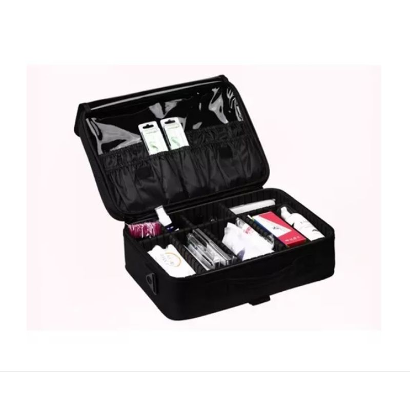 GENERICO - Maleta chica Portátil Tela Para Maquillaje Manicure Cosmetologia