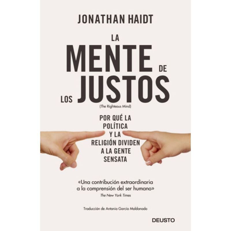 Deusto - Libro La Mente De Los Justos - Jonathan Haidt