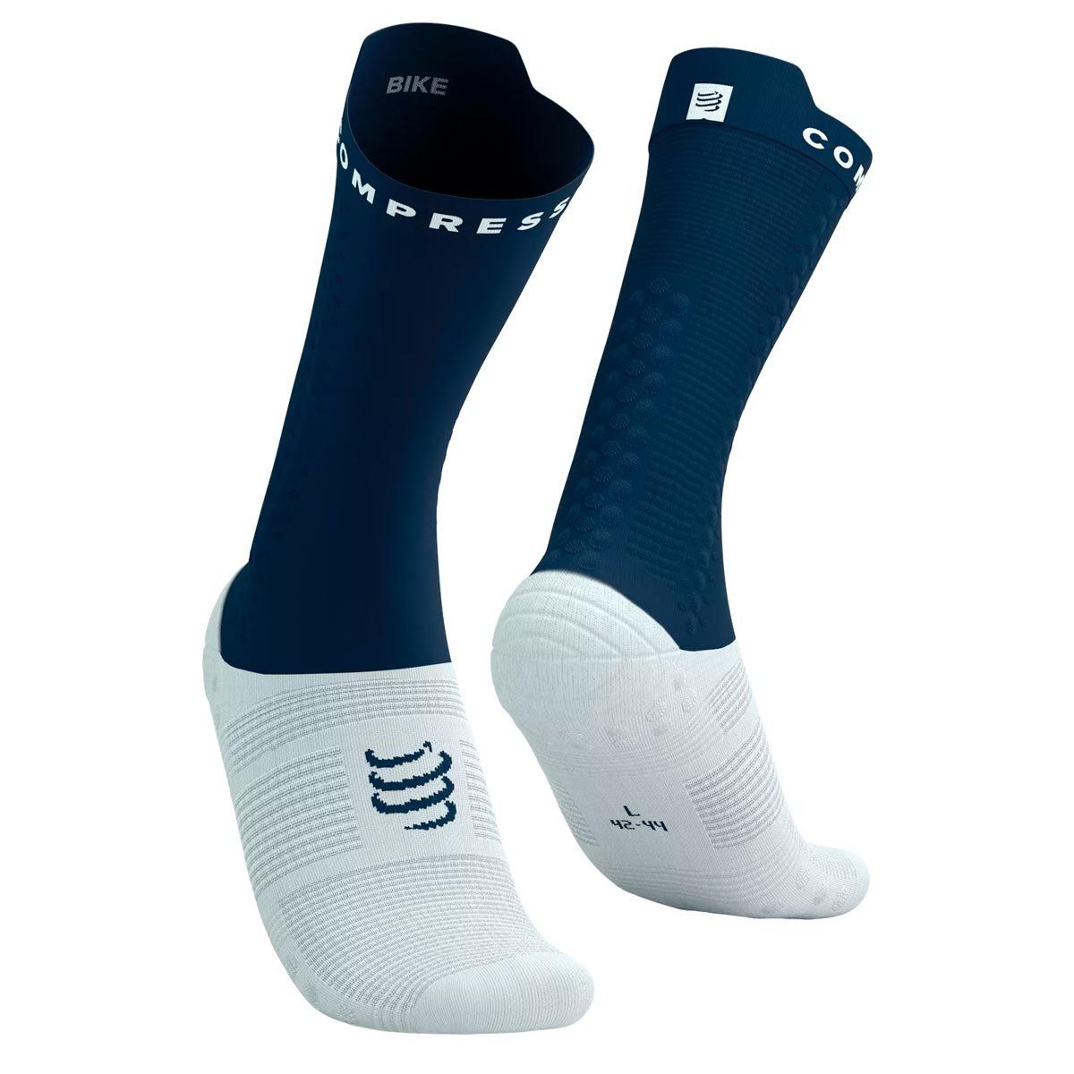 COMPRESSPORT - Calcetín Pro Racing Socks v4.0 Bike Blue