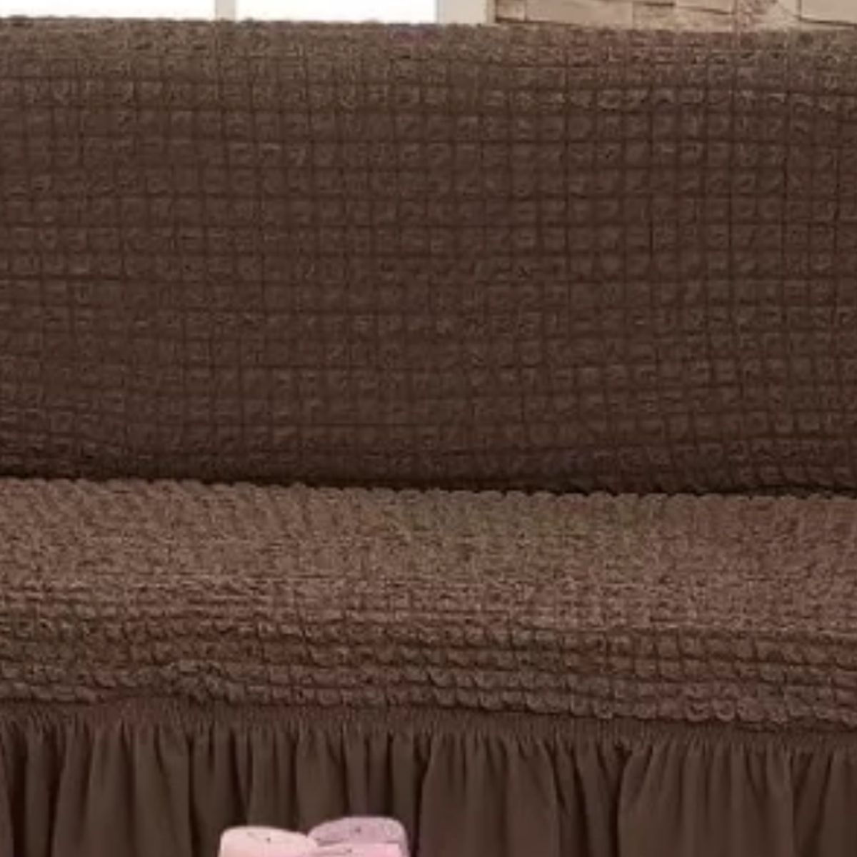 GENERICO - Funda De Sillón Tipo L Turco Adaptable Cubre Sofá Living