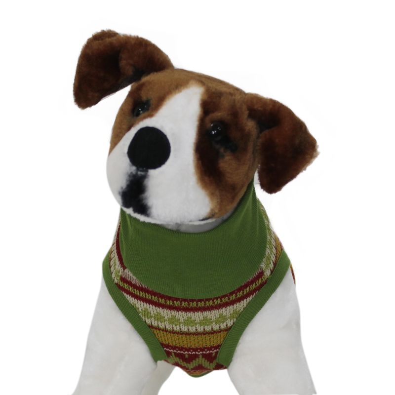 KIMBAPETS - CHALECO PERRO - ZIG-ZAG VERDE TALLA S