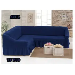 GENERICO - Funda De Sillón Tipo L Turco Adaptable Cubre Sofá Living