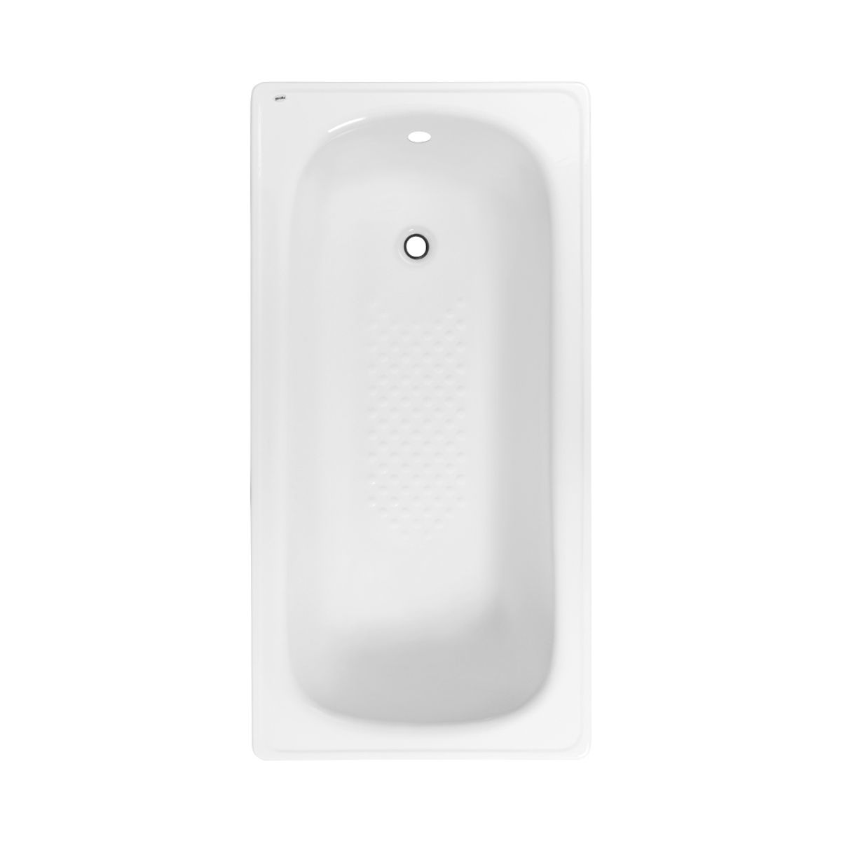 GENERICO - Tina Acero Esmaltado 120x70x36 Con antideslizante Atenea