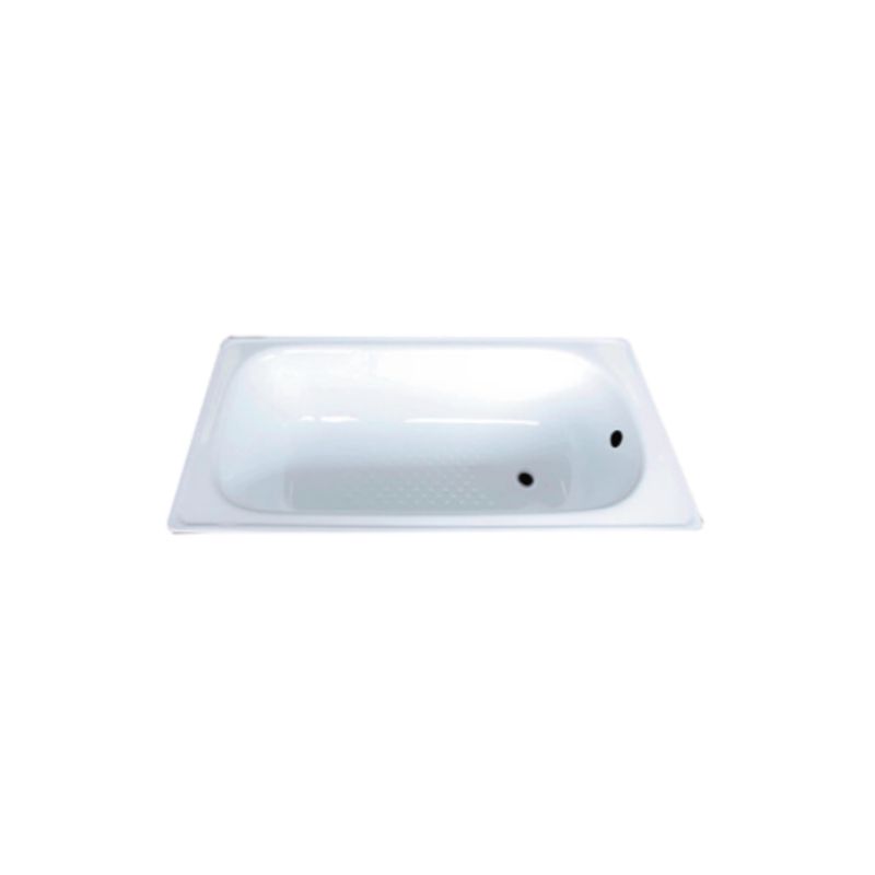 GENERICO - Tina Acero Esmaltado 120x70x24, D1,3 Con antideslizante Atenas